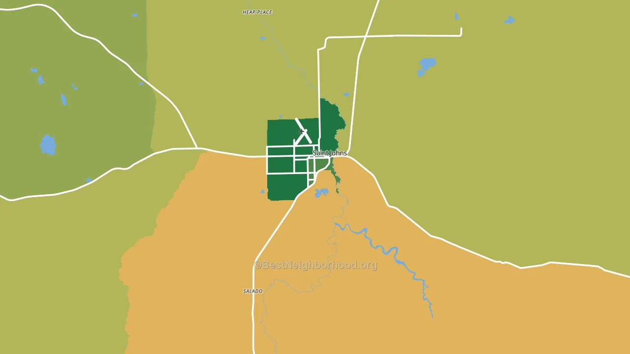 85936, AZ block-group voter-turnout map