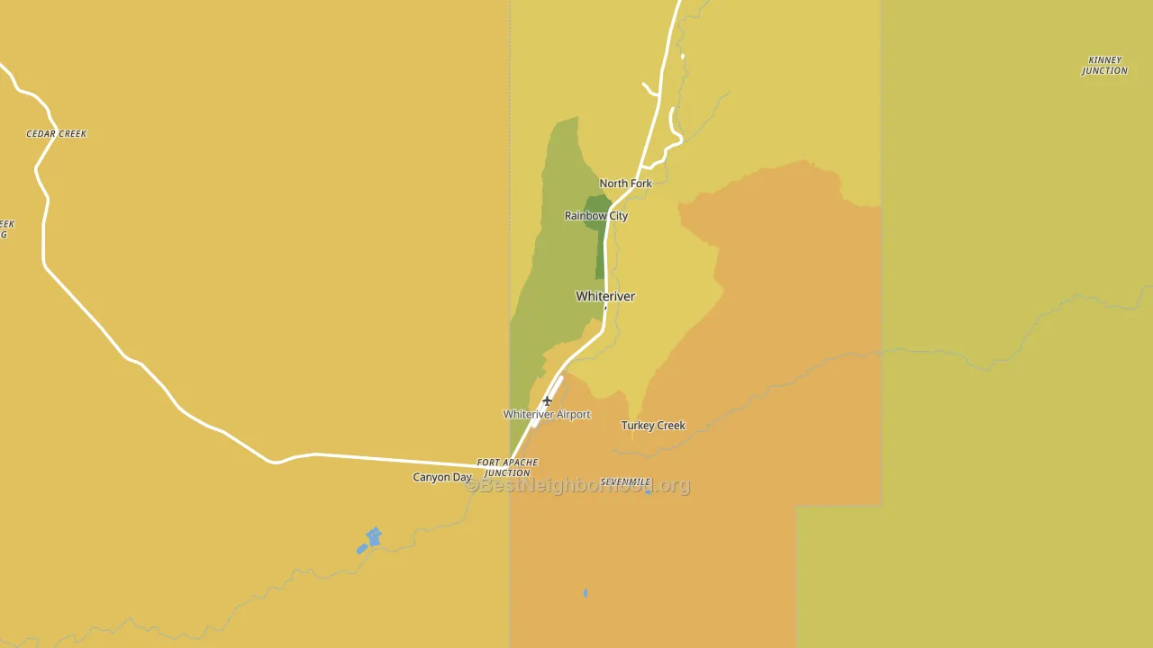 85941, AZ block-group voter-turnout map