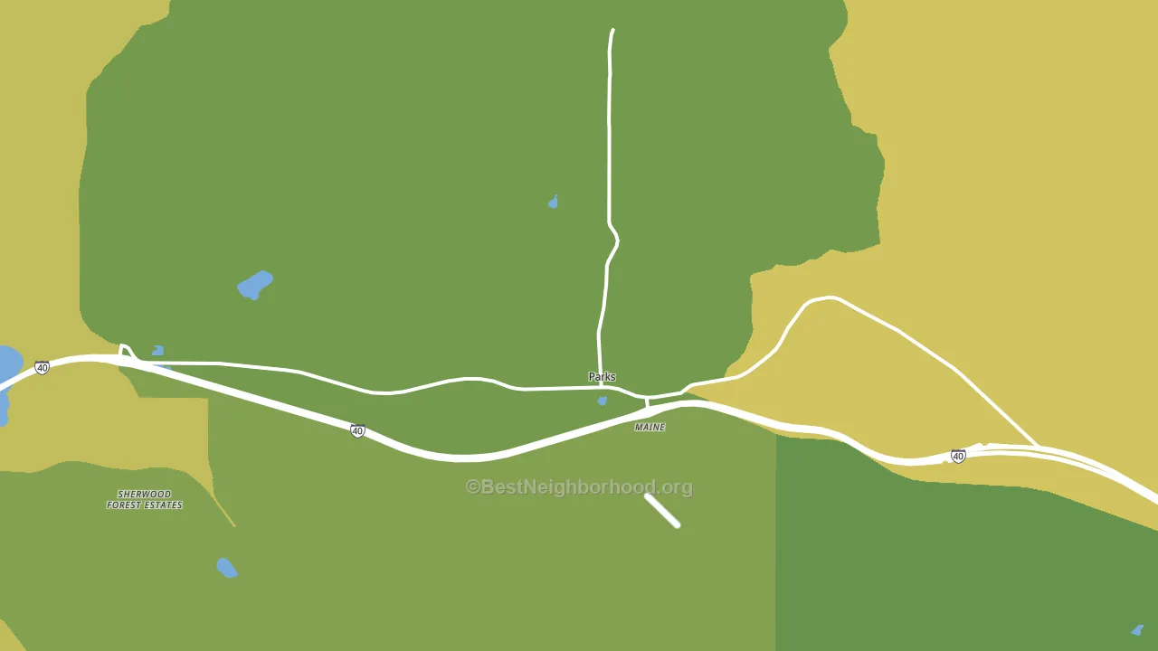 86018, AZ block-group voter-turnout map