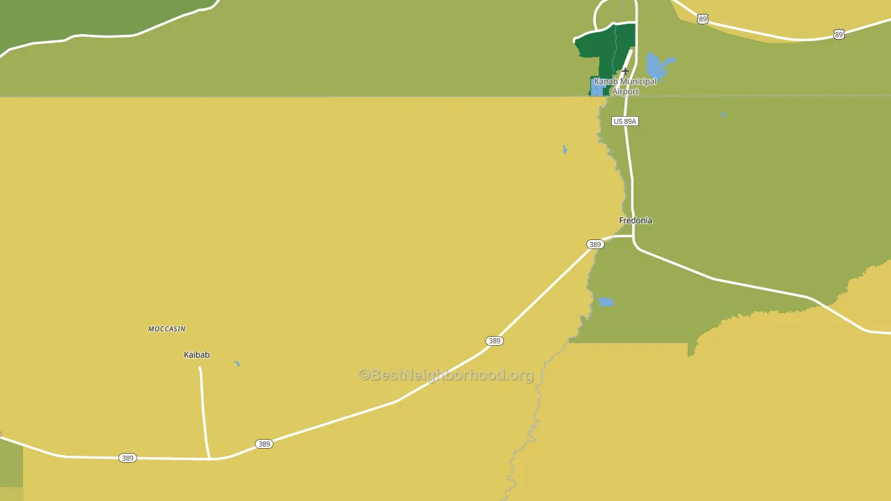 86022, AZ block-group voter-turnout map