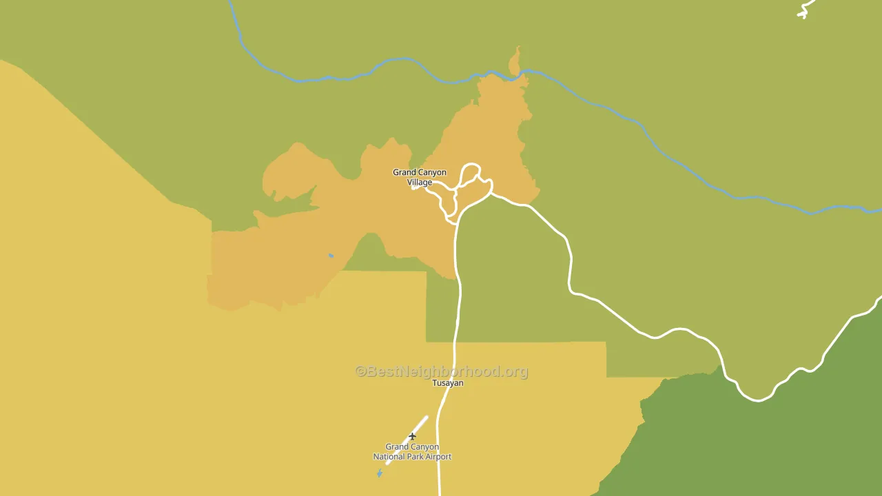 86023, AZ block-group voter-turnout map