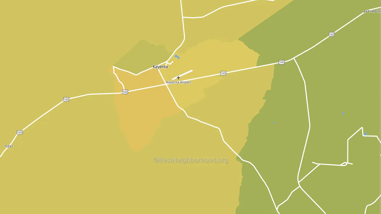 86033, AZ block-group voter-turnout map