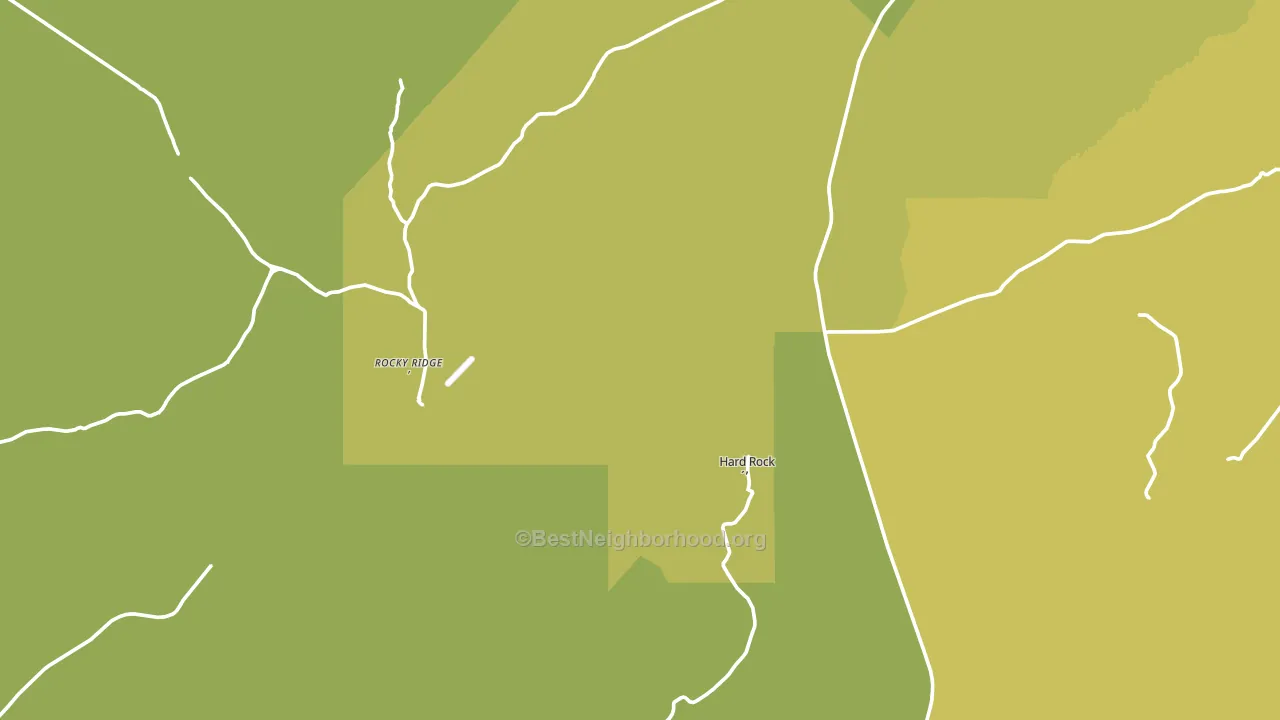 86039, AZ block-group voter-turnout map