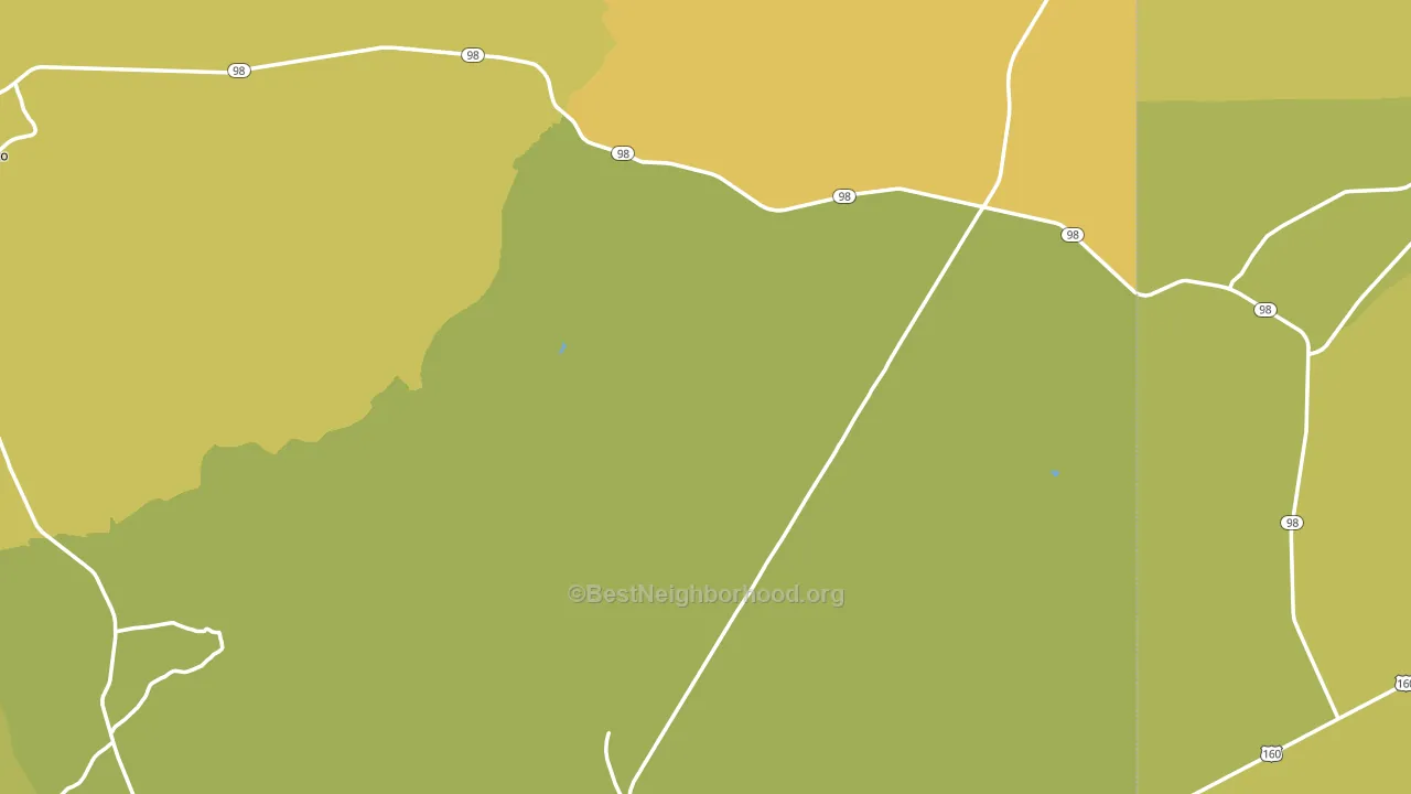 86044, AZ block-group voter-turnout map