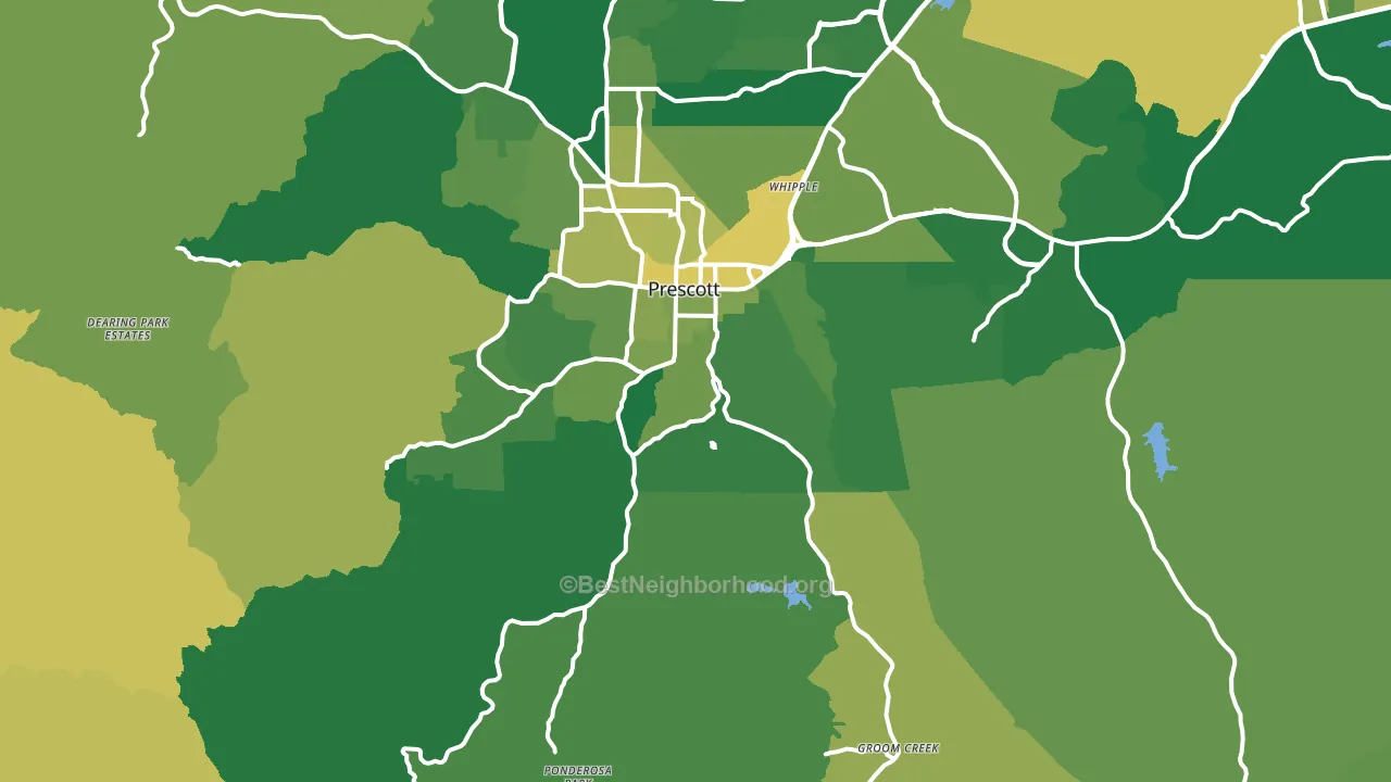 86303, AZ block-group voter-turnout map