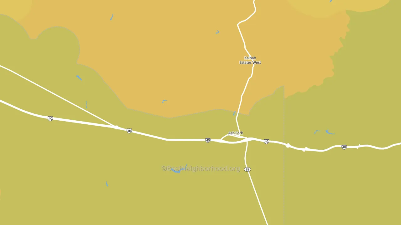 86320, AZ block-group voter-turnout map