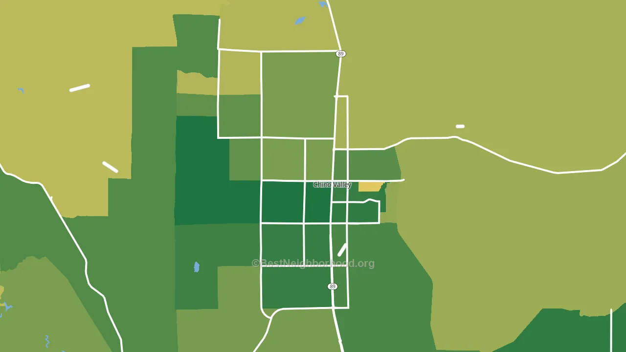 86323, AZ block-group voter-turnout map