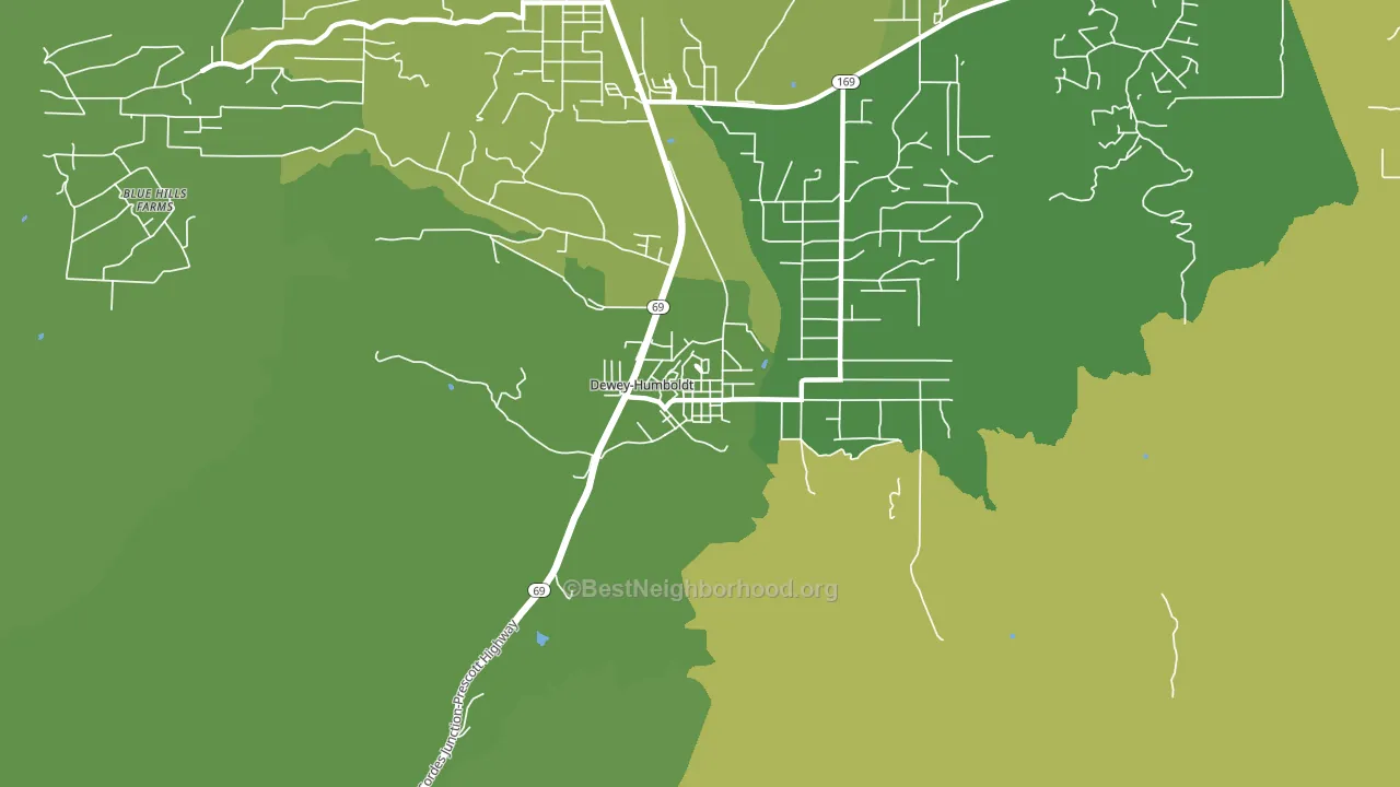 86329, AZ block-group voter-turnout map