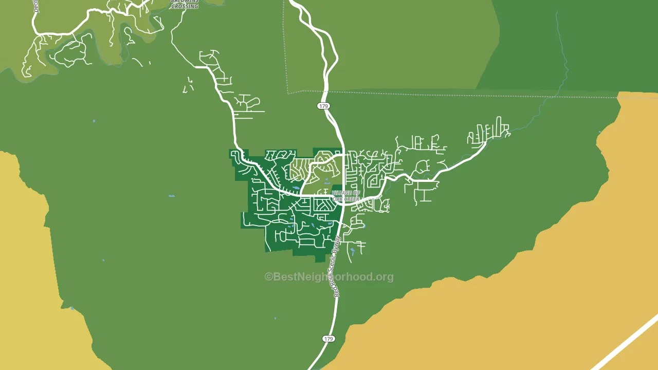 86351, AZ block-group voter-turnout map