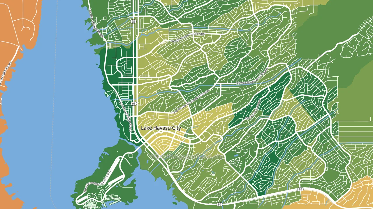 86403, AZ block-group voter-turnout map