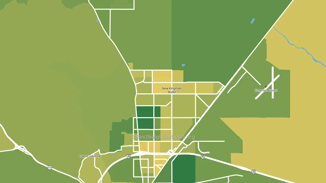 86409, AZ block-group voter-turnout map