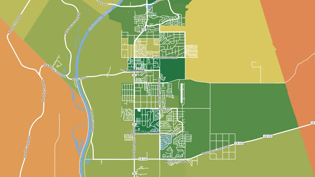 86426, AZ block-group voter-turnout map