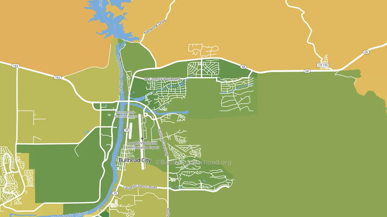 86429, AZ block-group voter-turnout map