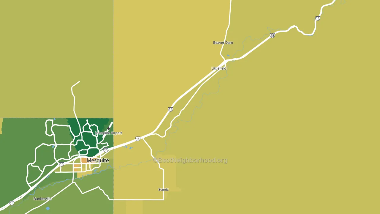86432, AZ block-group voter-turnout map