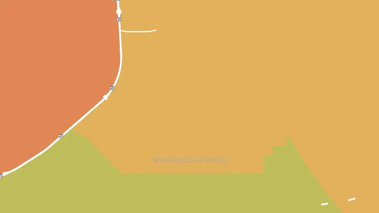 86438, AZ block-group voter-turnout map