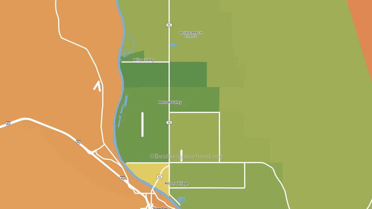 86440, AZ block-group voter-turnout map