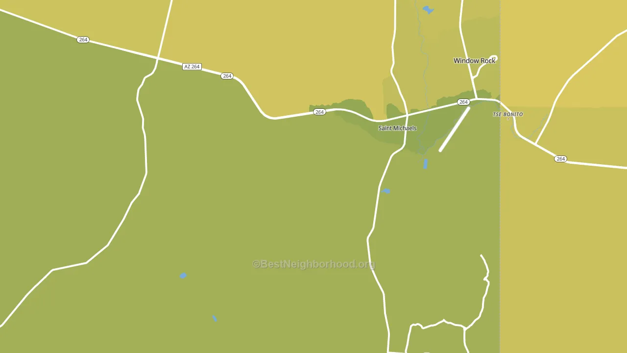 86511, AZ block-group voter-turnout map