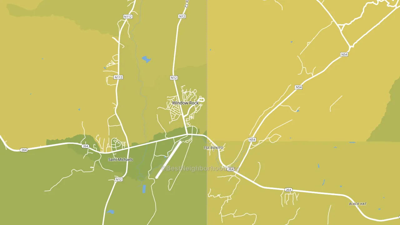 86515, AZ block-group voter-turnout map