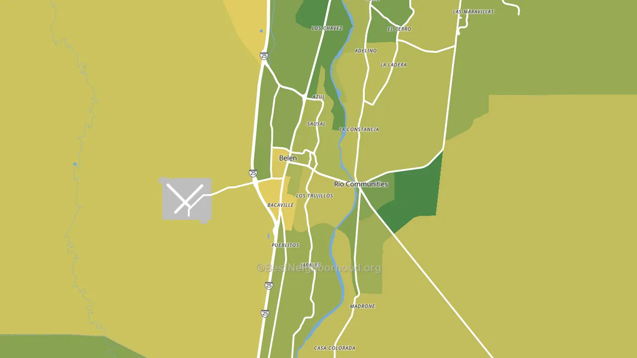 87002, NM block-group voter-turnout map