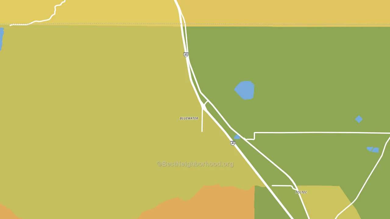 87005, NM block-group voter-turnout map