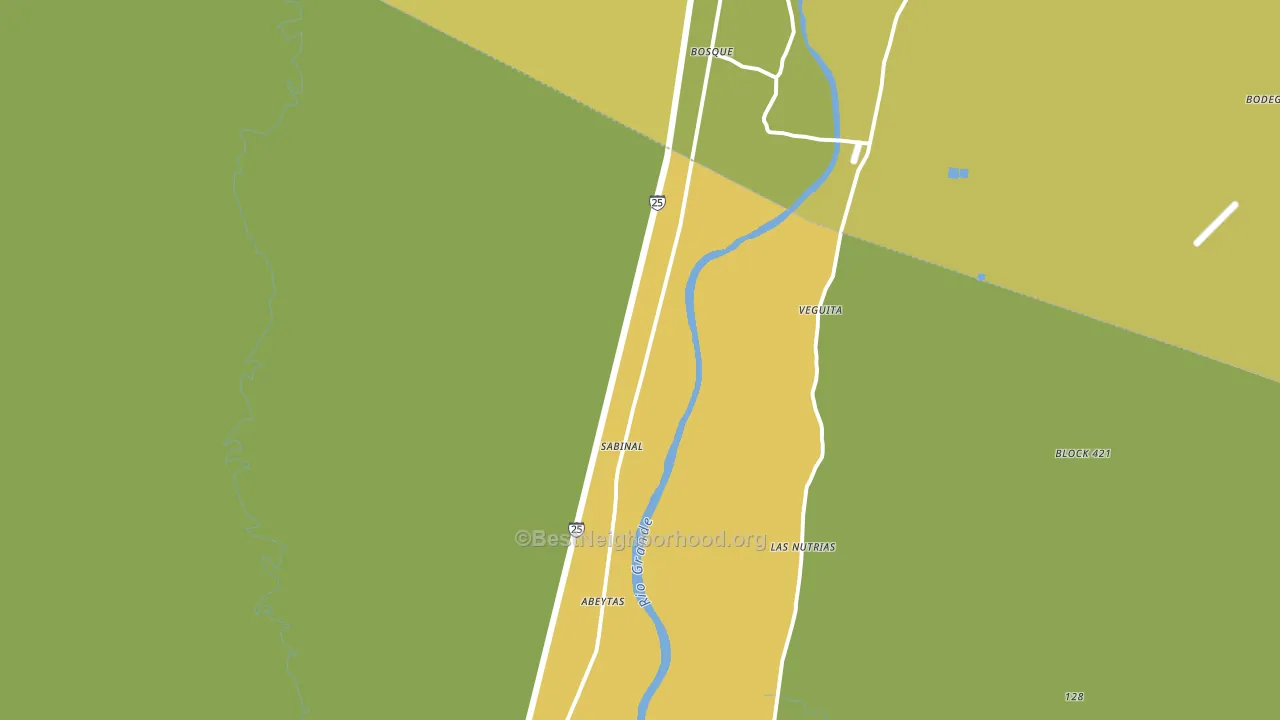 87006, NM block-group voter-turnout map