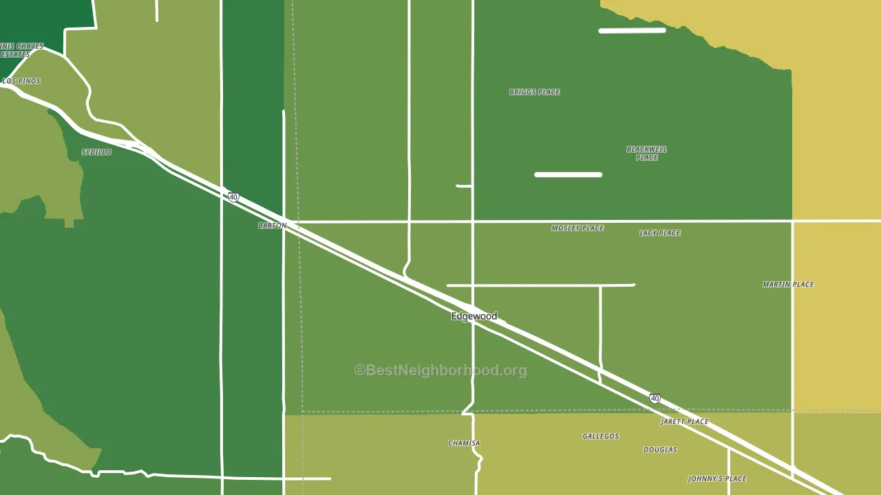 87015, NM block-group voter-turnout map