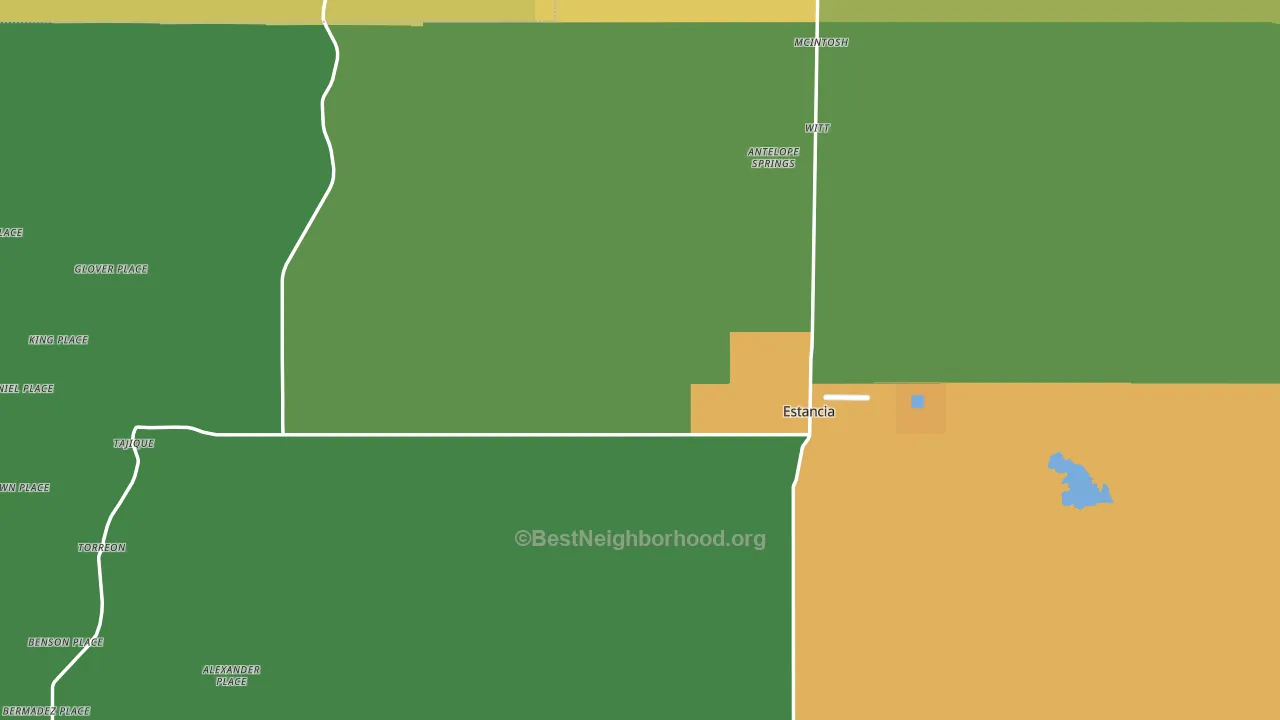 87016, NM block-group voter-turnout map