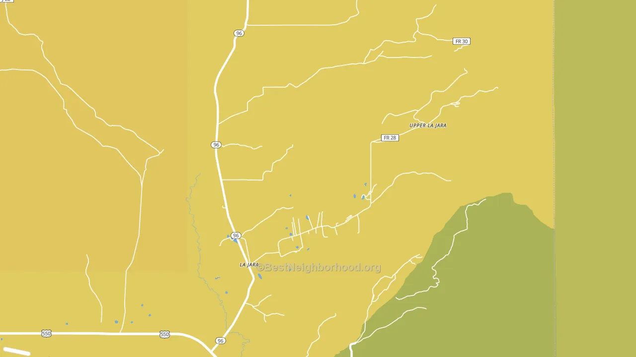 87027, NM block-group voter-turnout map