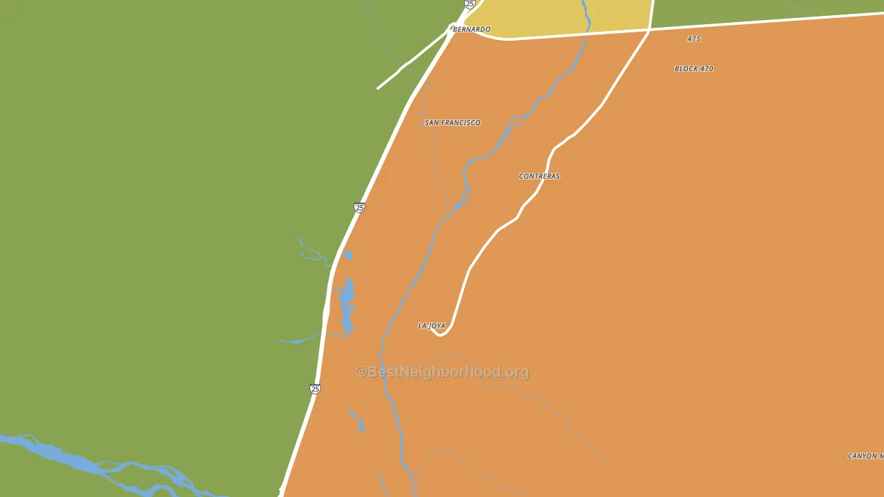 87028, NM block-group voter-turnout map