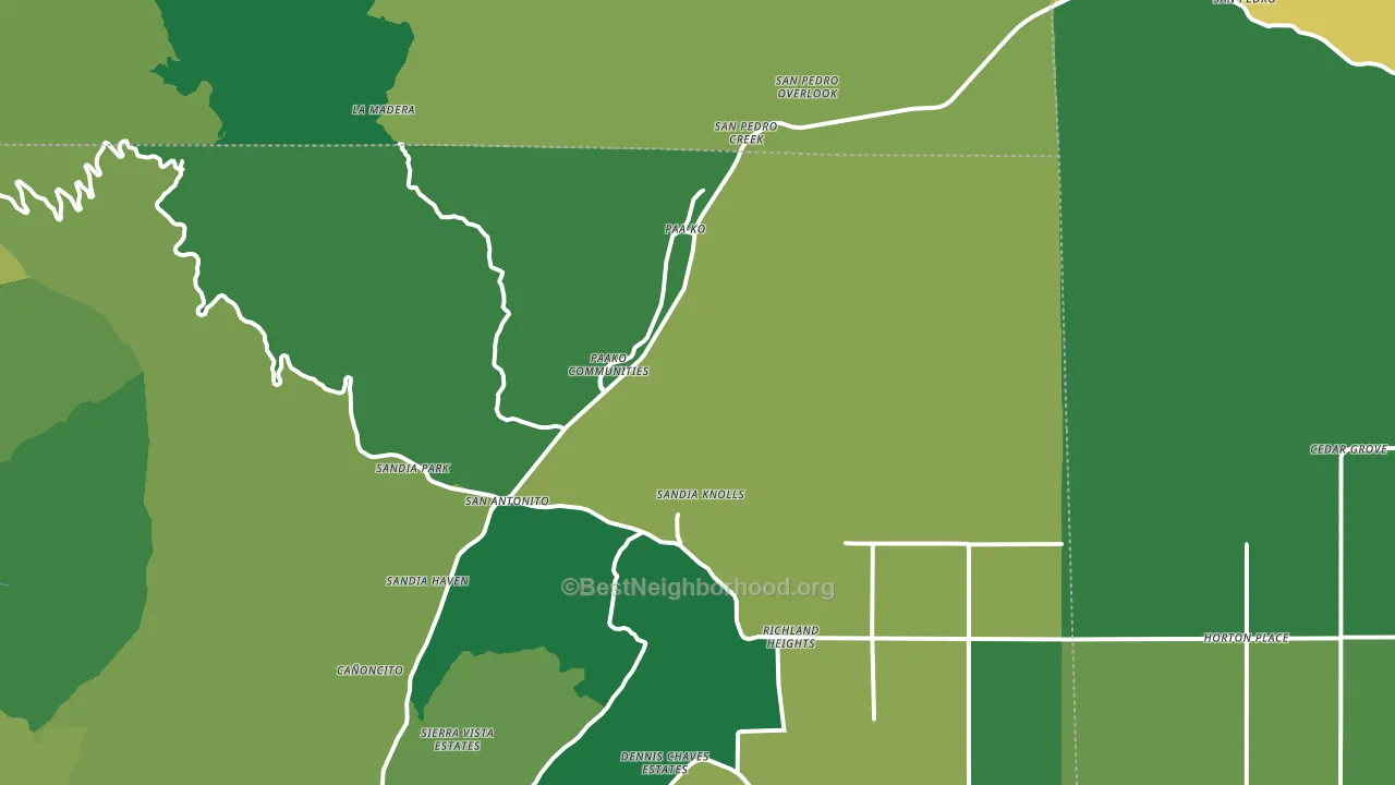 87047, NM block-group voter-turnout map