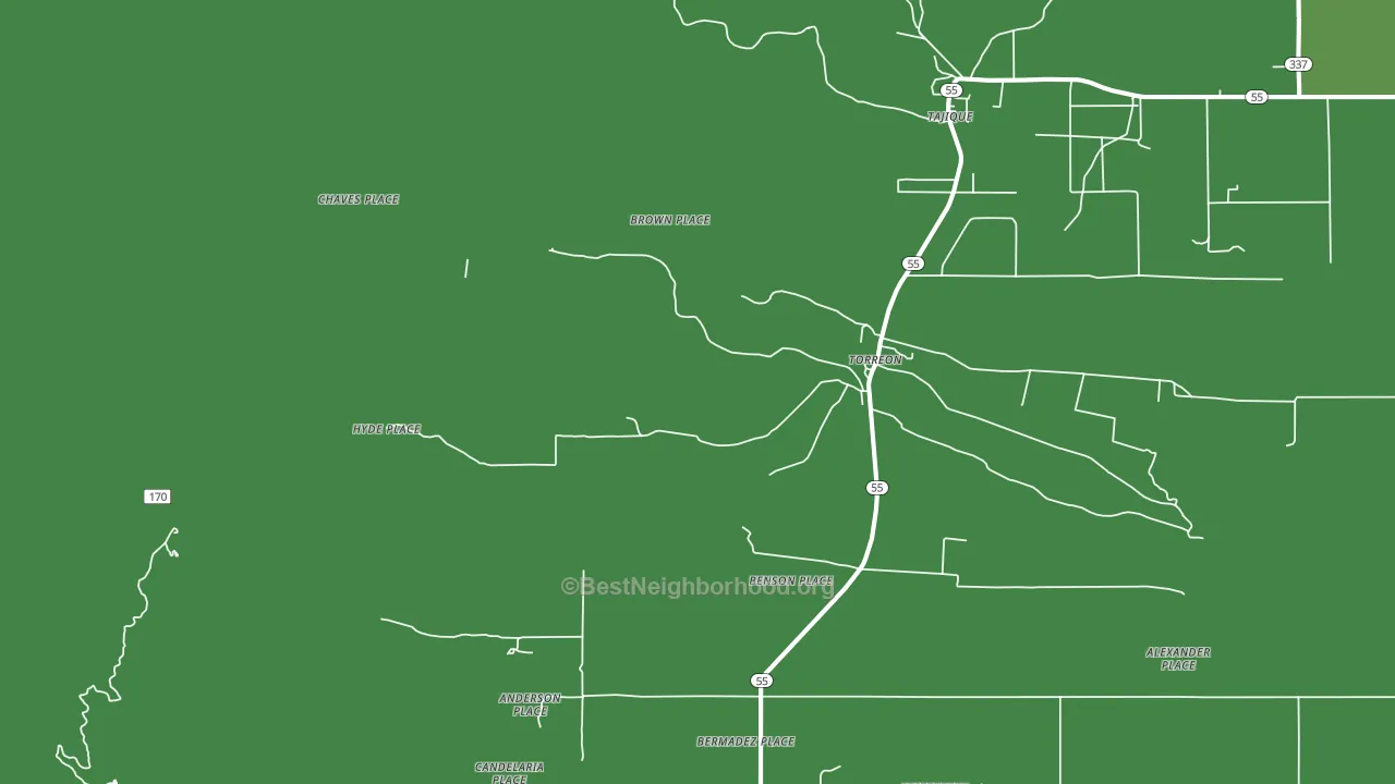 87061, NM block-group voter-turnout map