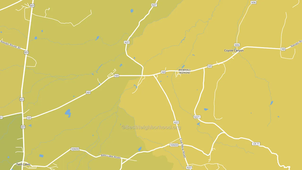 87310, NM block-group voter-turnout map