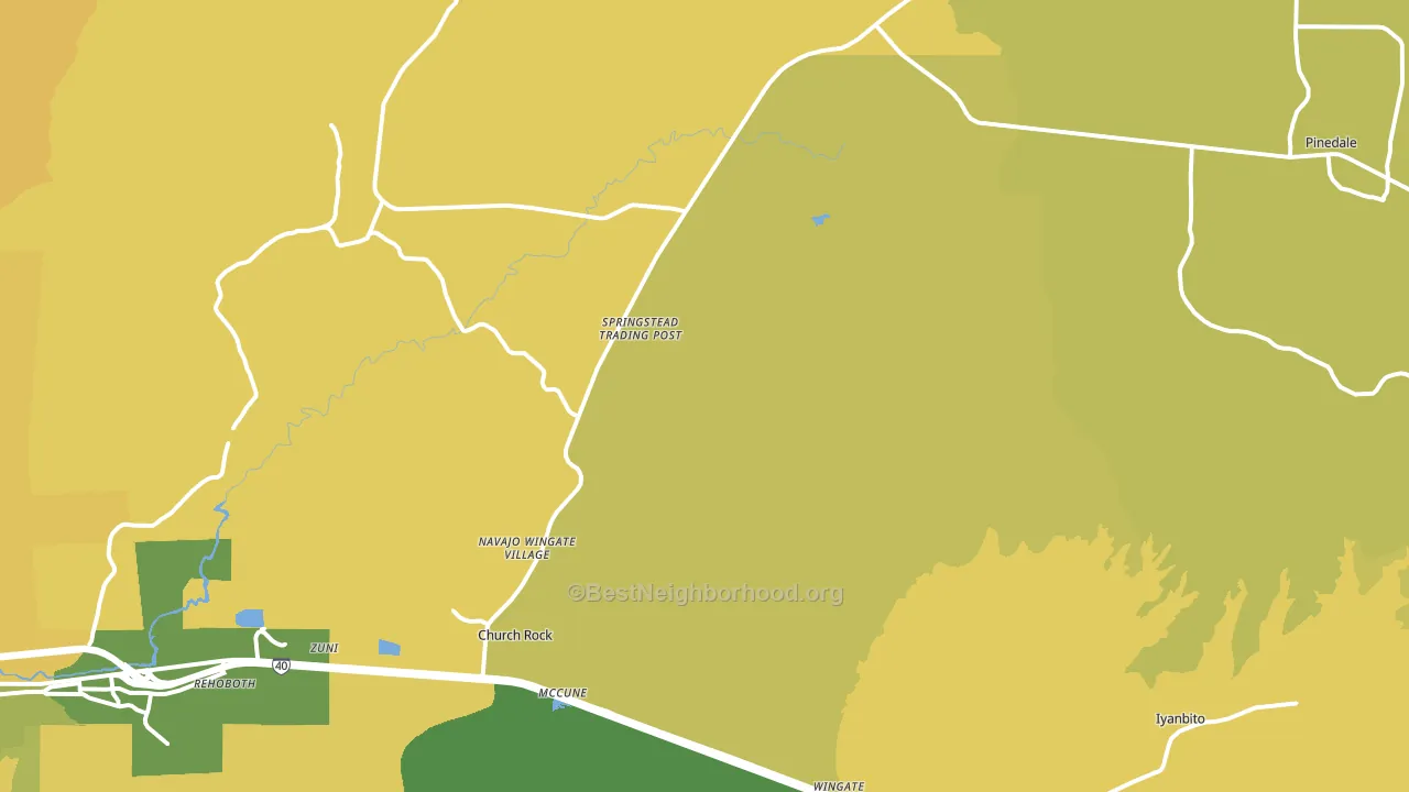 87311, NM block-group voter-turnout map