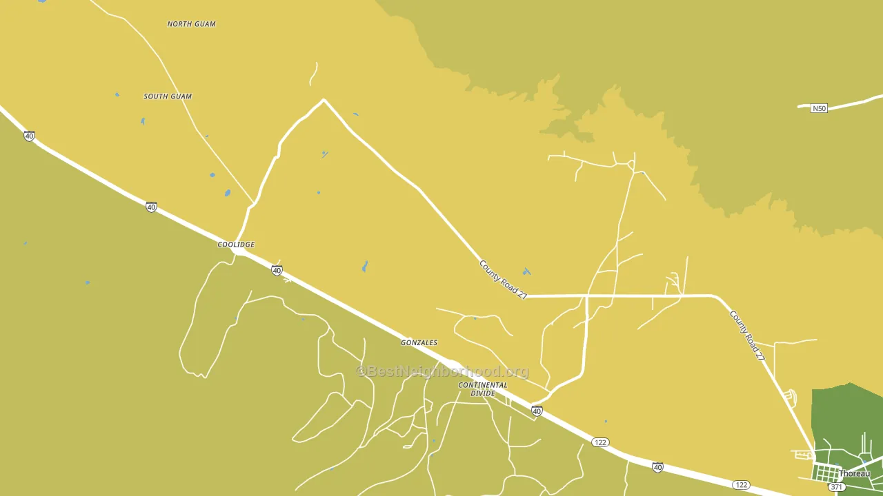 87312, NM block-group voter-turnout map