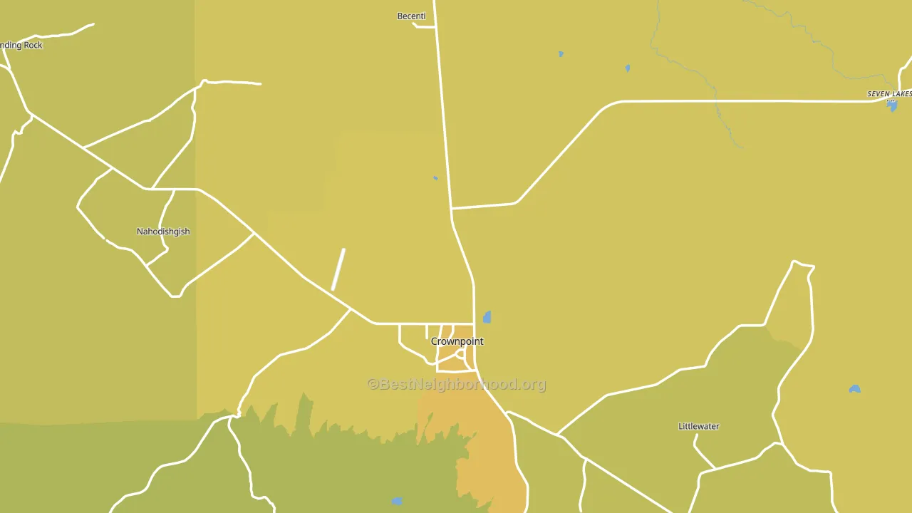 87313, NM block-group voter-turnout map