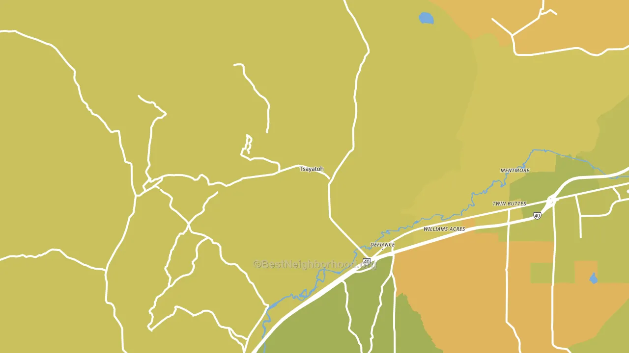 87319, NM block-group voter-turnout map