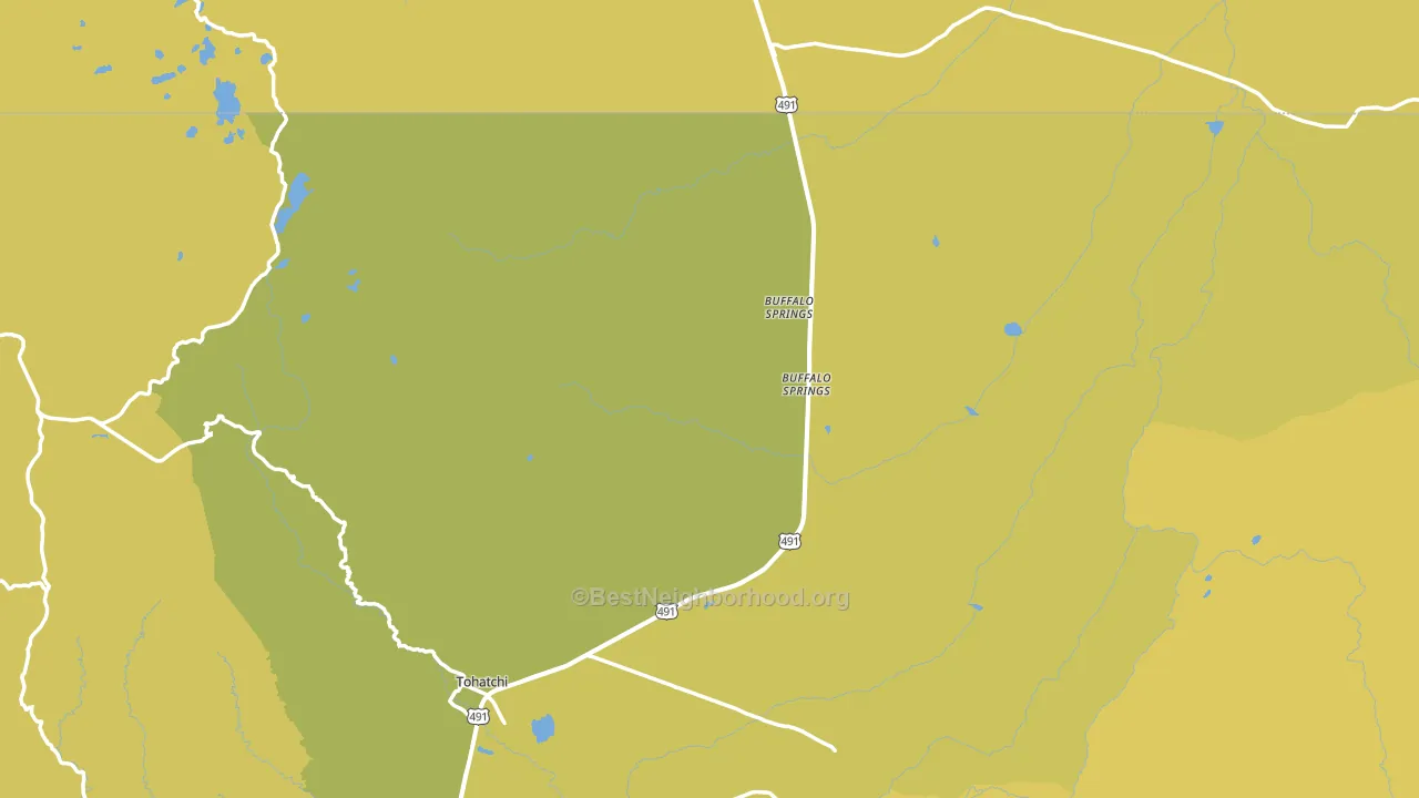 87325, NM block-group voter-turnout map
