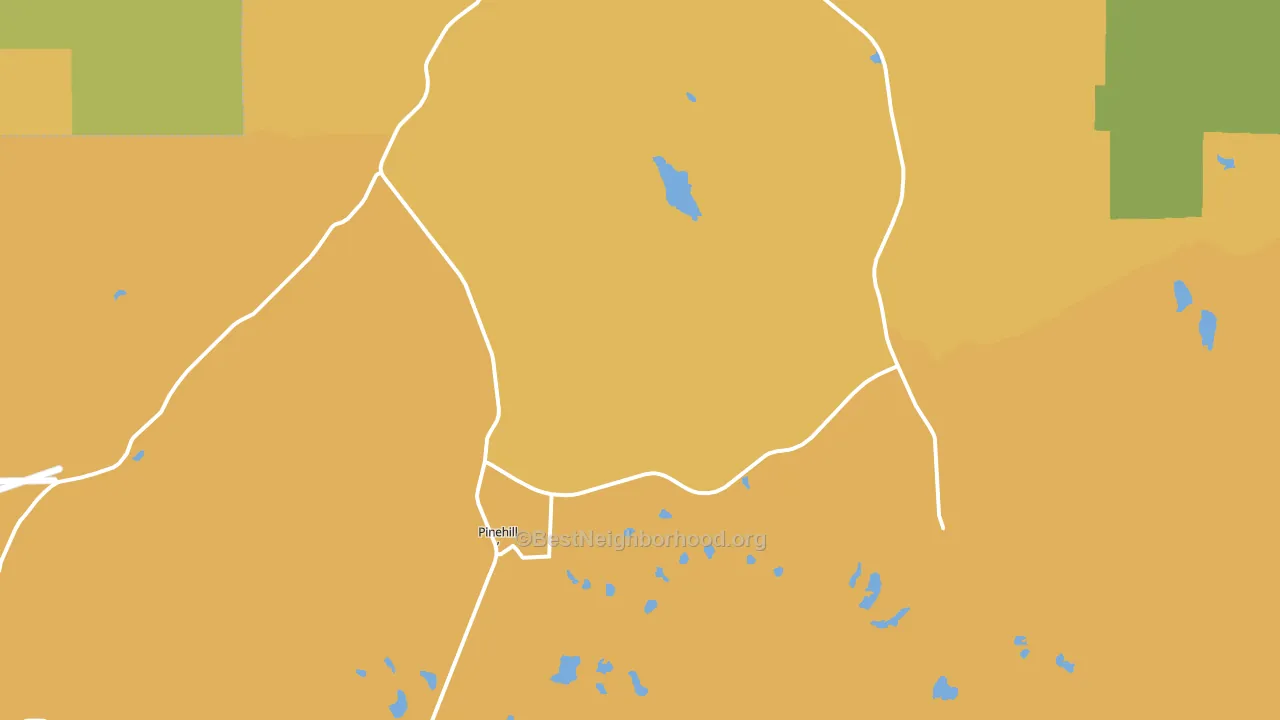 87357, NM block-group voter-turnout map