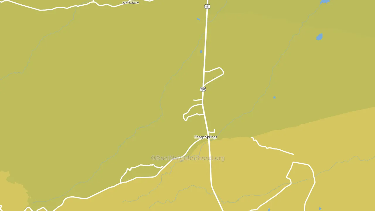 87364, NM block-group voter-turnout map