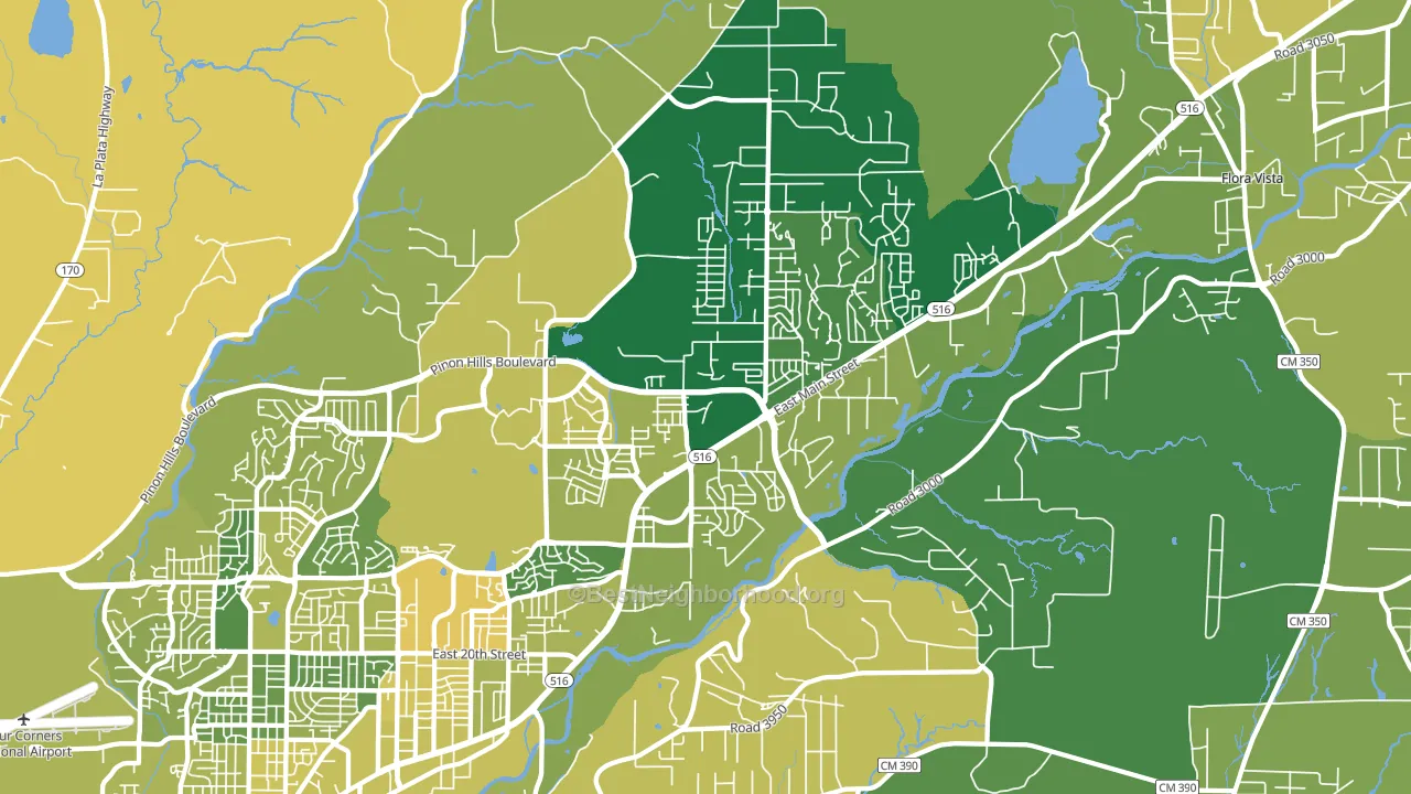 87402, NM block-group voter-turnout map