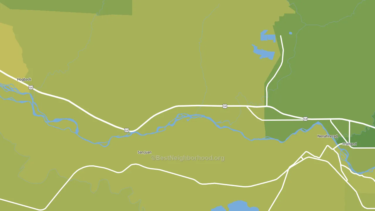 87421, NM block-group voter-turnout map