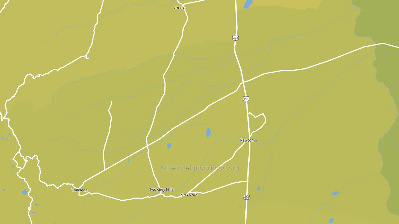87455, NM block-group voter-turnout map