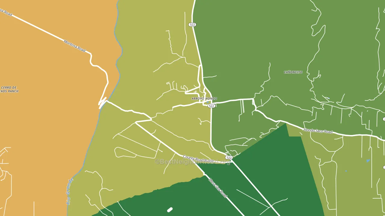 87513, NM block-group voter-turnout map