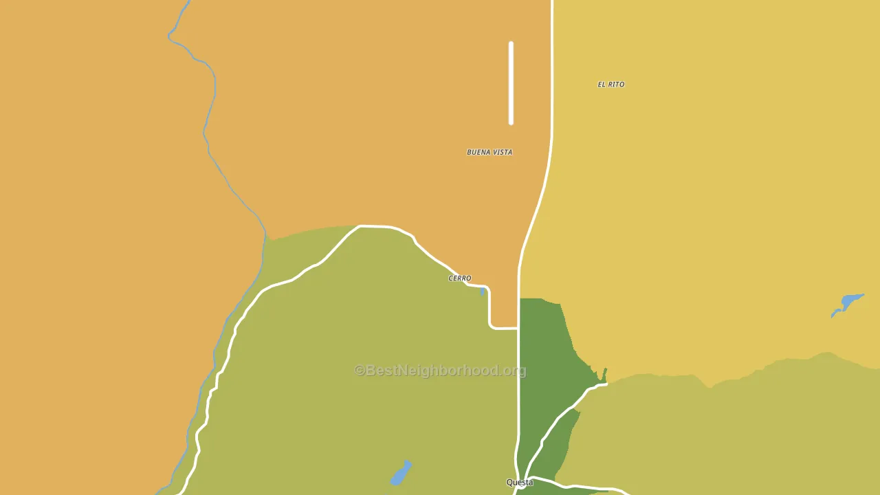 87519, NM block-group voter-turnout map