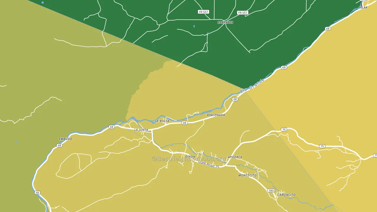 87531, NM block-group voter-turnout map