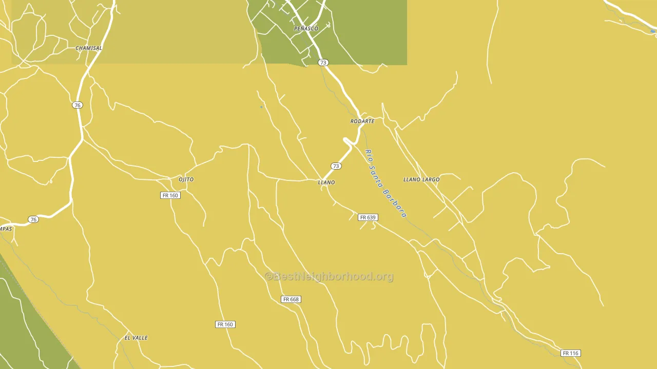 87543, NM block-group voter-turnout map