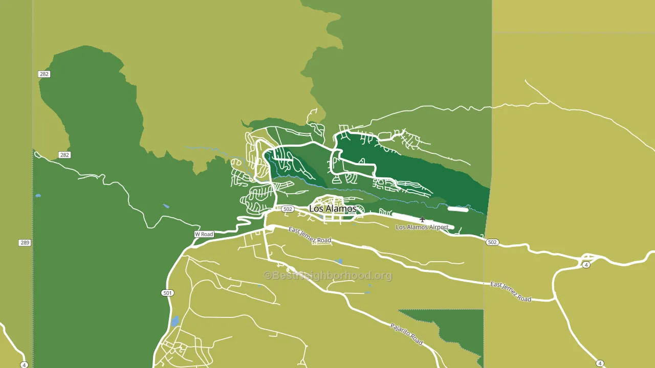 87544, NM block-group voter-turnout map