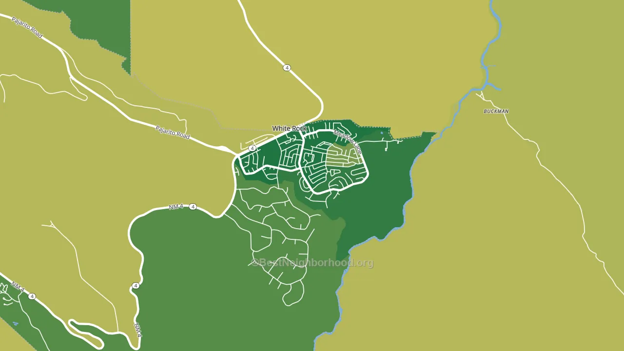 87547, NM block-group voter-turnout map