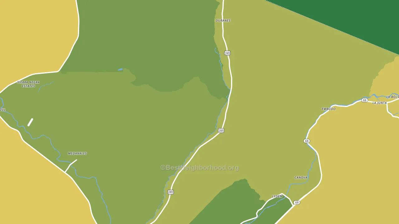 87549, NM block-group voter-turnout map
