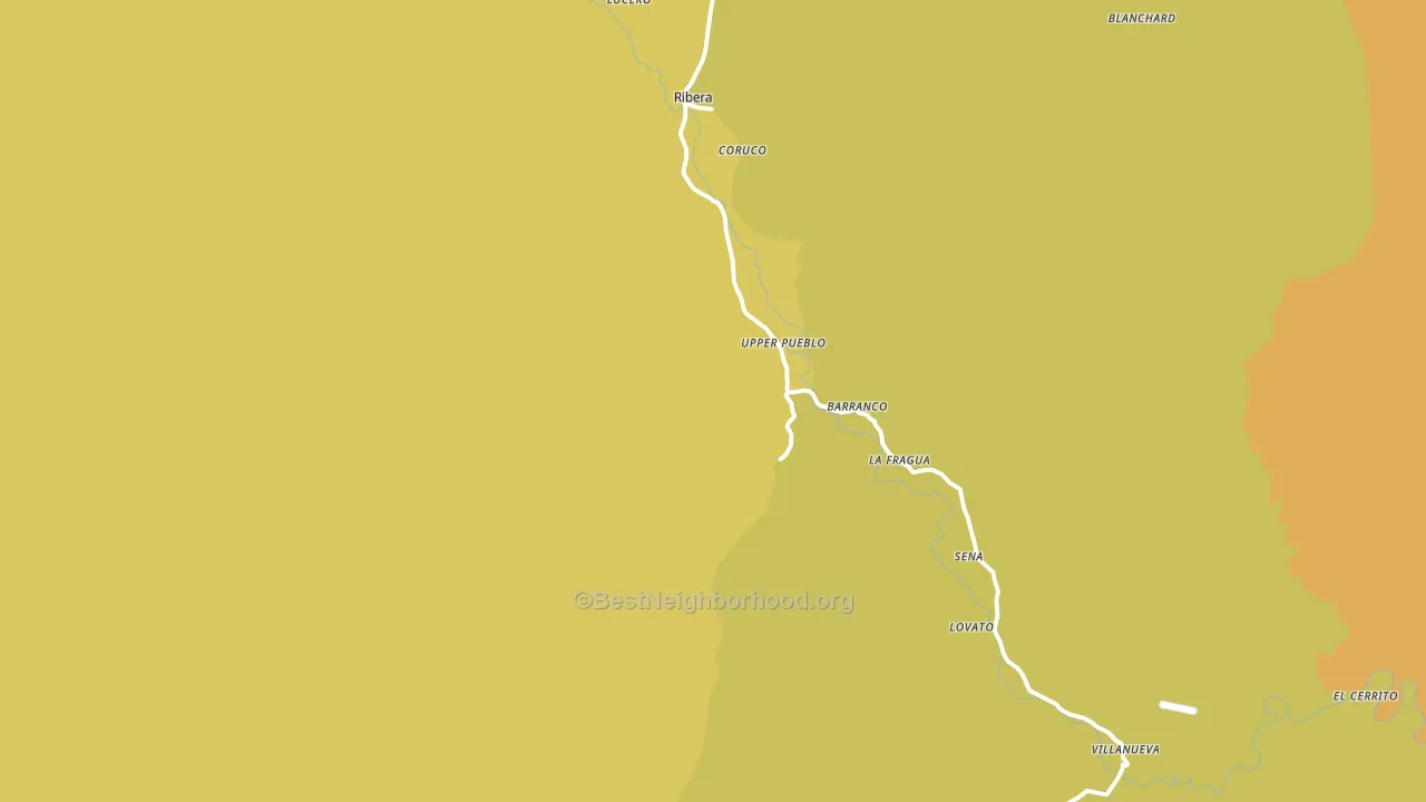 87560, NM block-group voter-turnout map